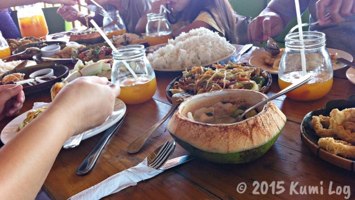 セブ・Lantaw Floating Native Restaurantの料理