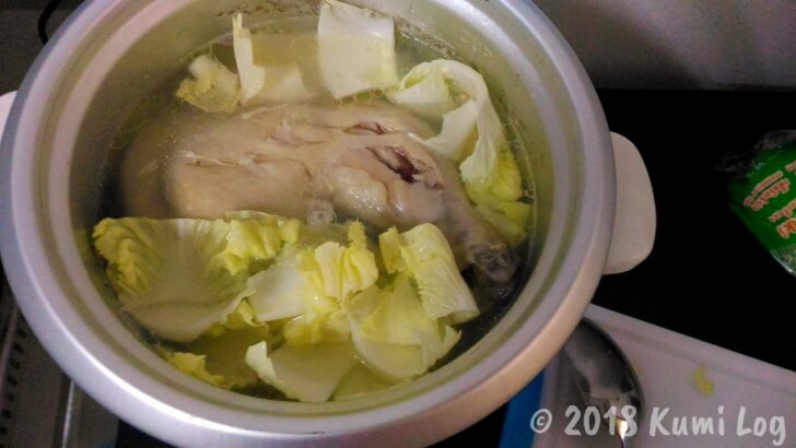 自炊の鶏野菜スープ